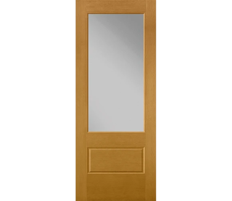 Waterloo 3 Quaters Light Fiberglass Entry Door