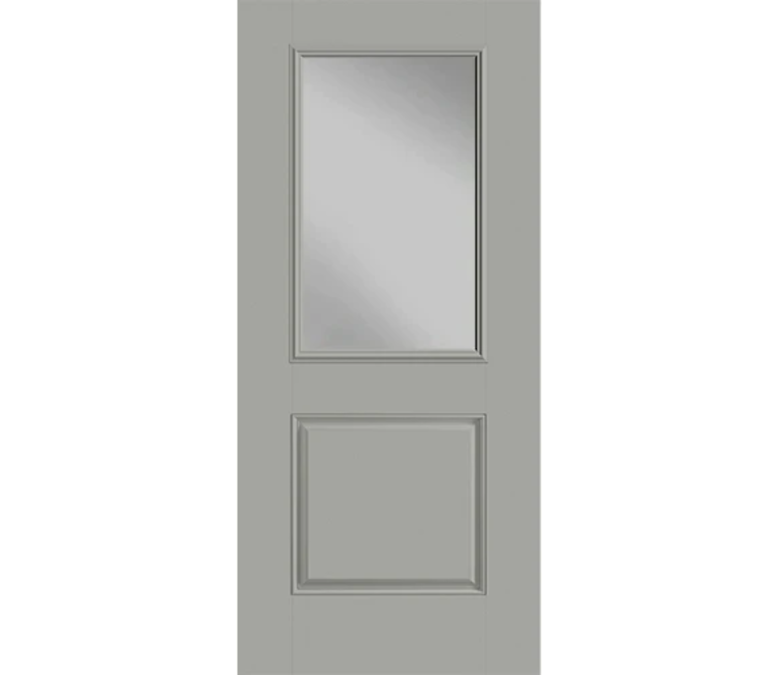 Waterloo Half Light 1 Panel Fiberglass Entry Door