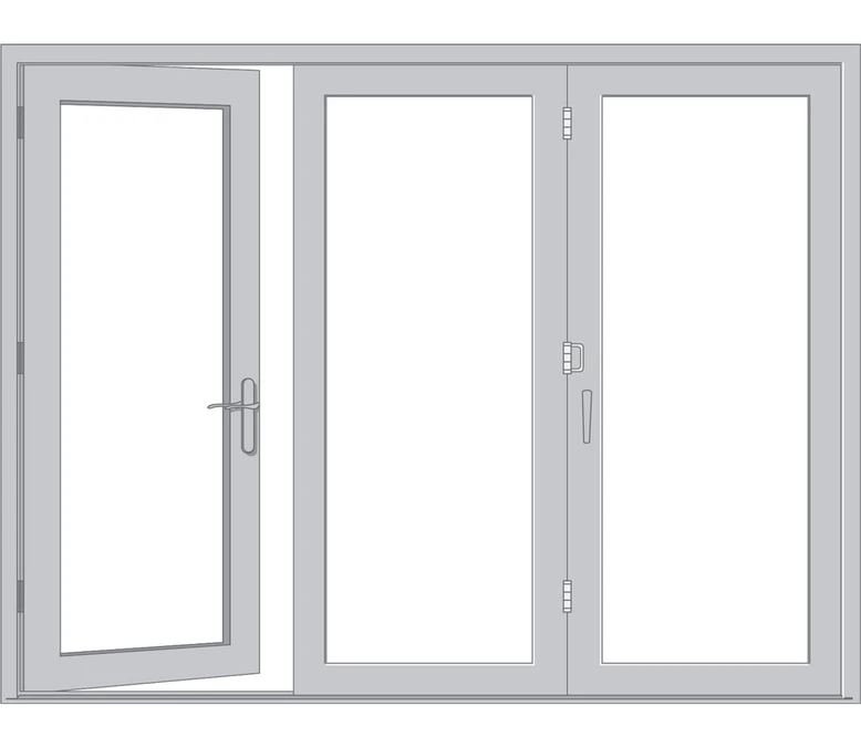 Waterloo Pella Architect Reserve Series Contemporary Bifold Patio Door