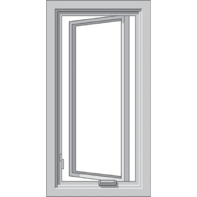 Waterloo Pella Hurricane Shield Series Vinyl Casement Window