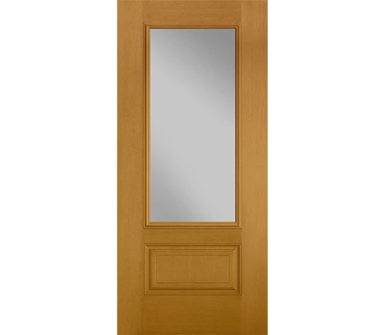 Waterloo Three Quaters light Fiberglass Entry Door